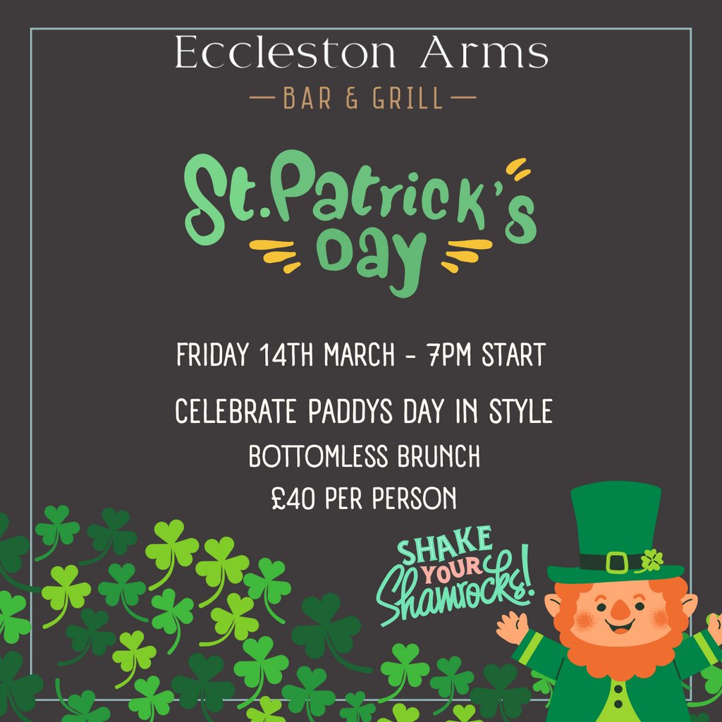 St Patricks Day Bingo Eccleston Arms St. Helens