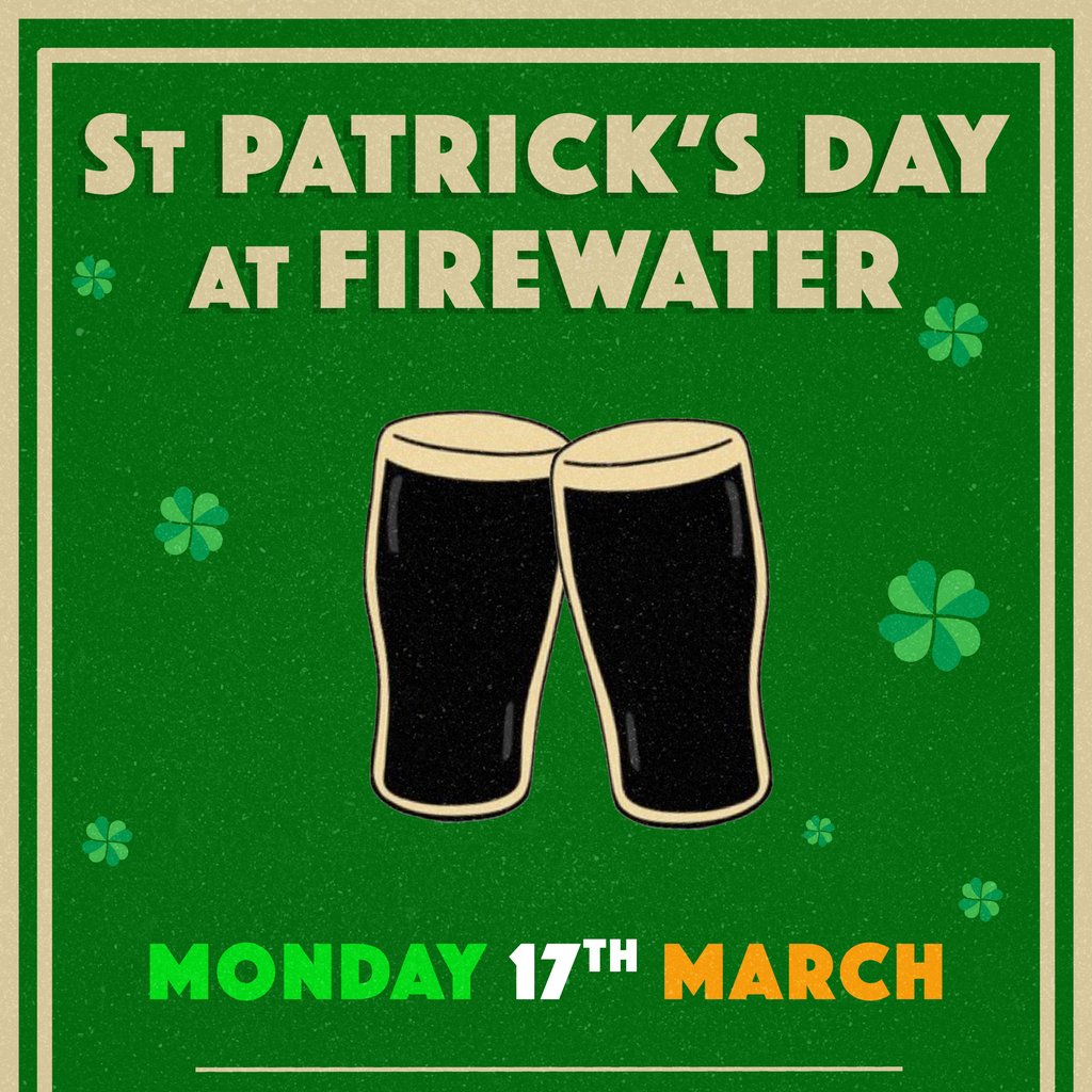 St Patrick's Day @ Firewater Firewater Dundee Dundee