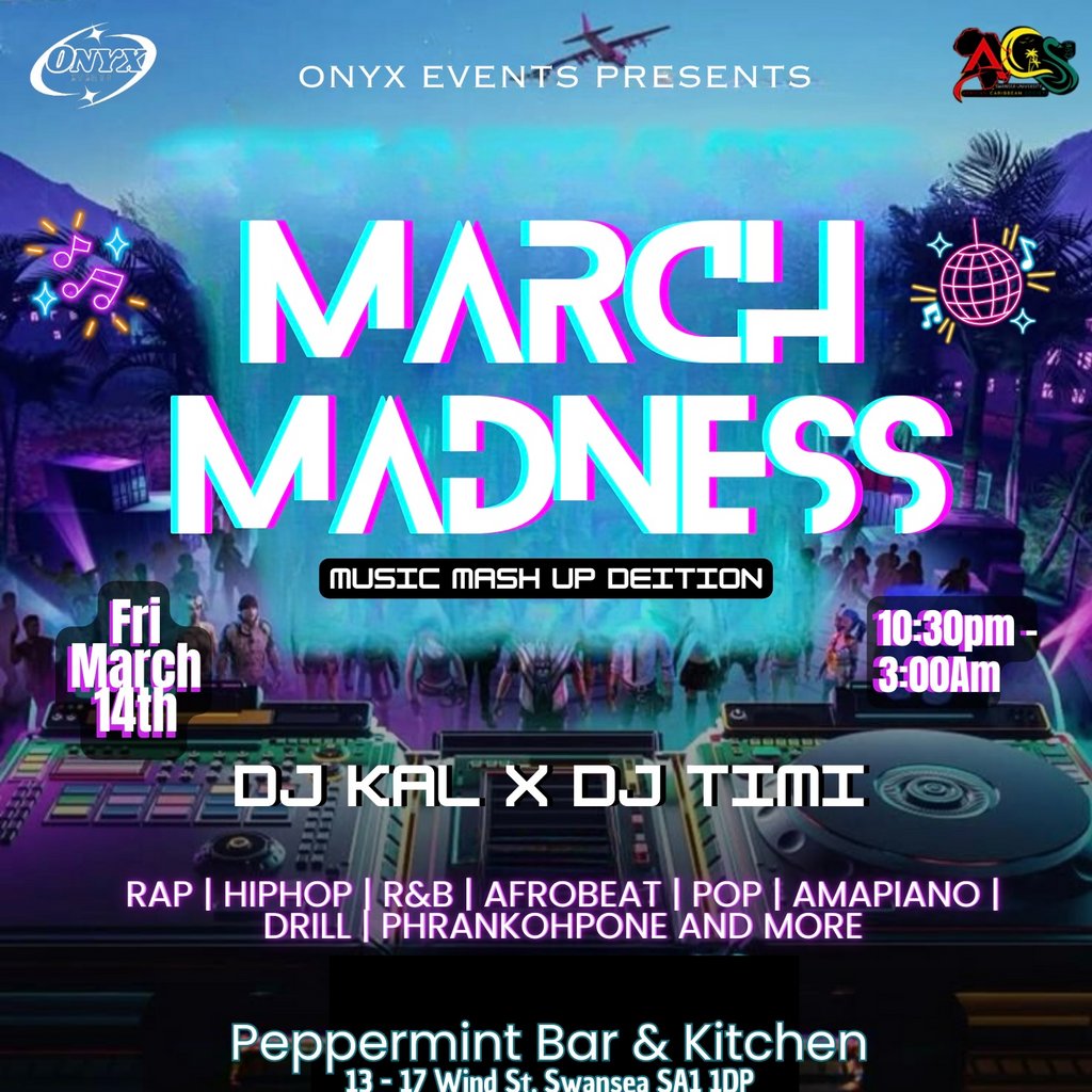 March Madness: Music mashup edition! Peppermint Swansea