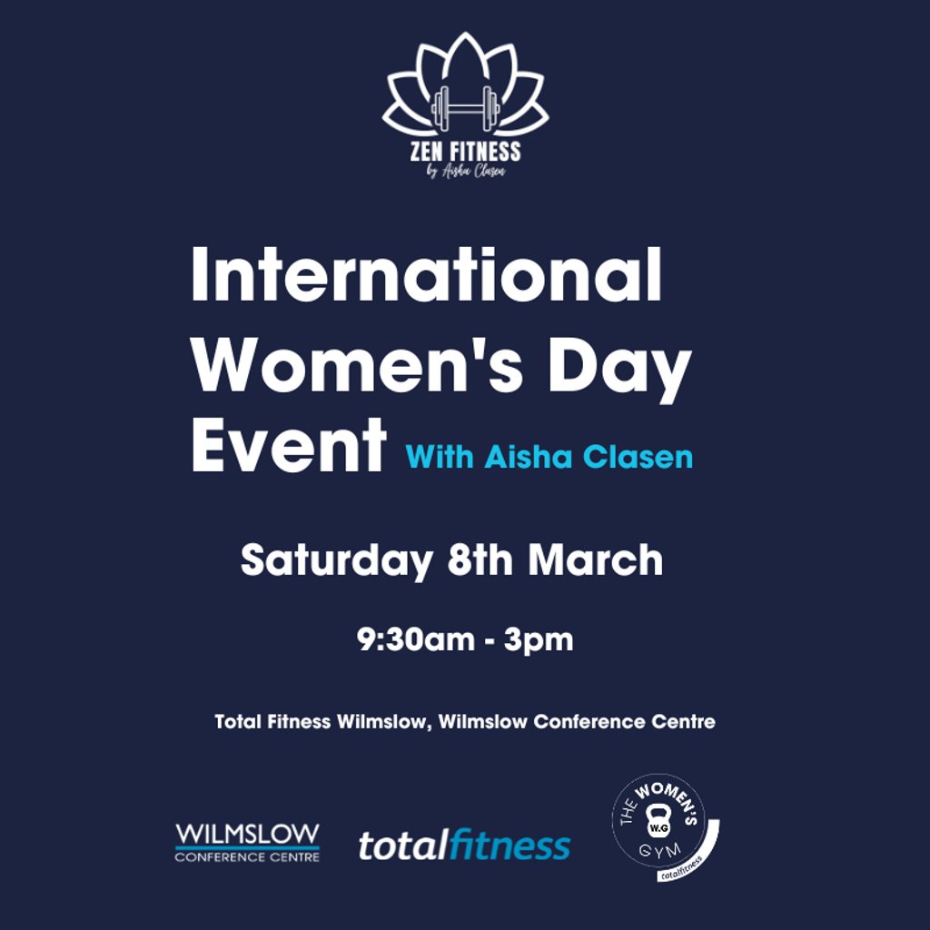 International Women's Day Health and Wellbeing Day Wilmslow Conference Centre Wilmslow