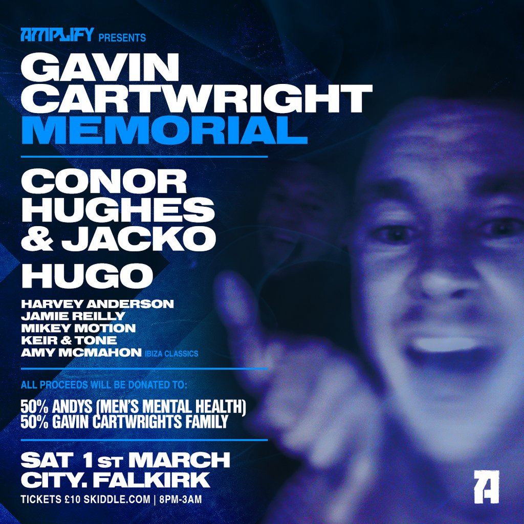 Amplify presents Gavin Cartwright Memorial City Falkirk Falkirk