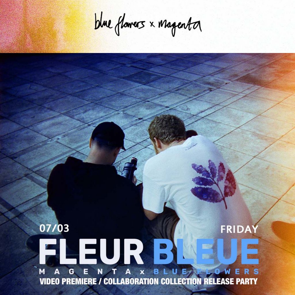 Blue Flowers x Magenta "Fleur Bleue" video premiere Green Arches Manchester