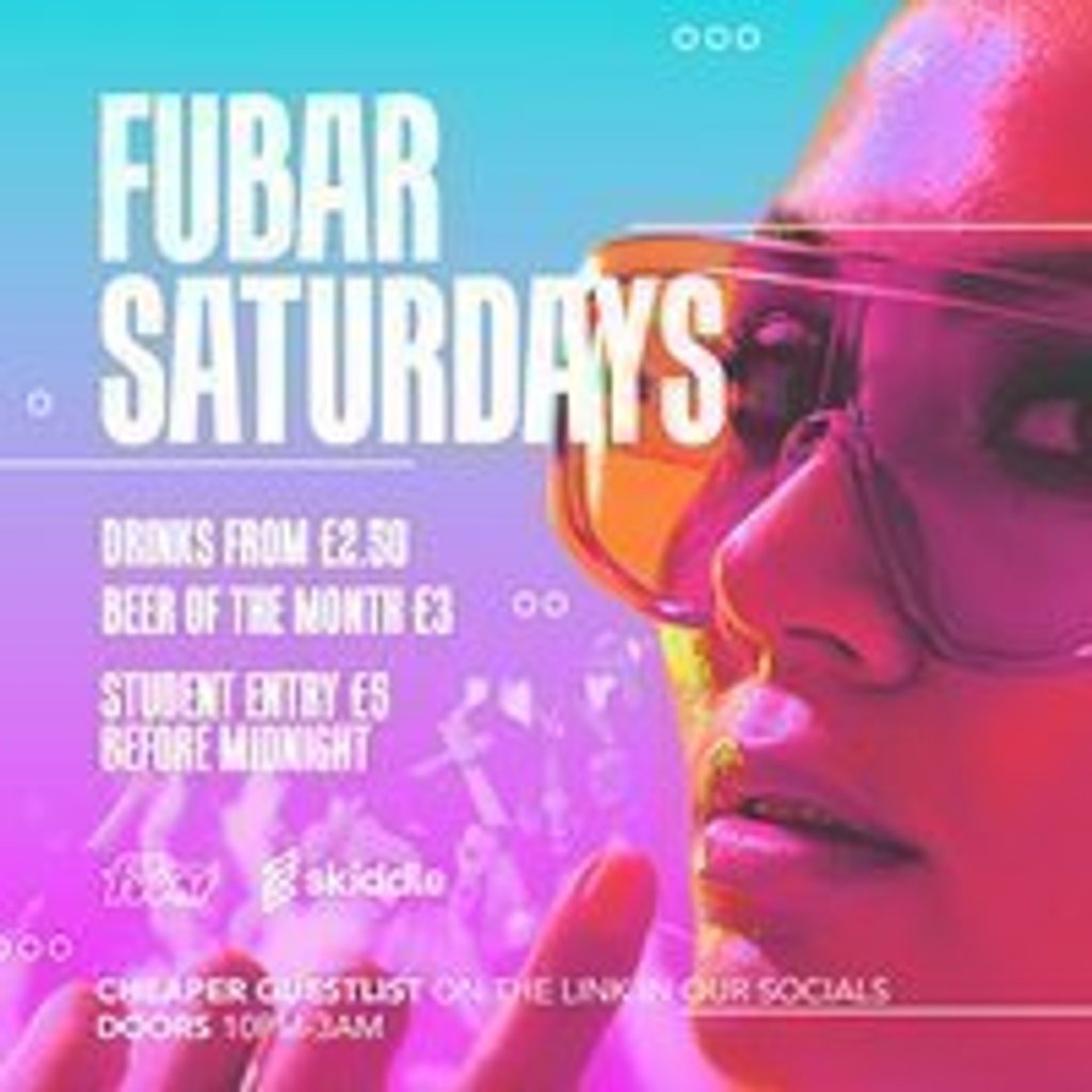 Fubar Saturdays Fubar Stirling