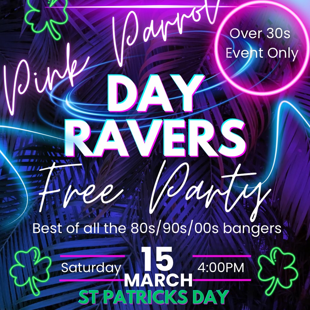 Day Ravers Pink Parrot Bar Hull