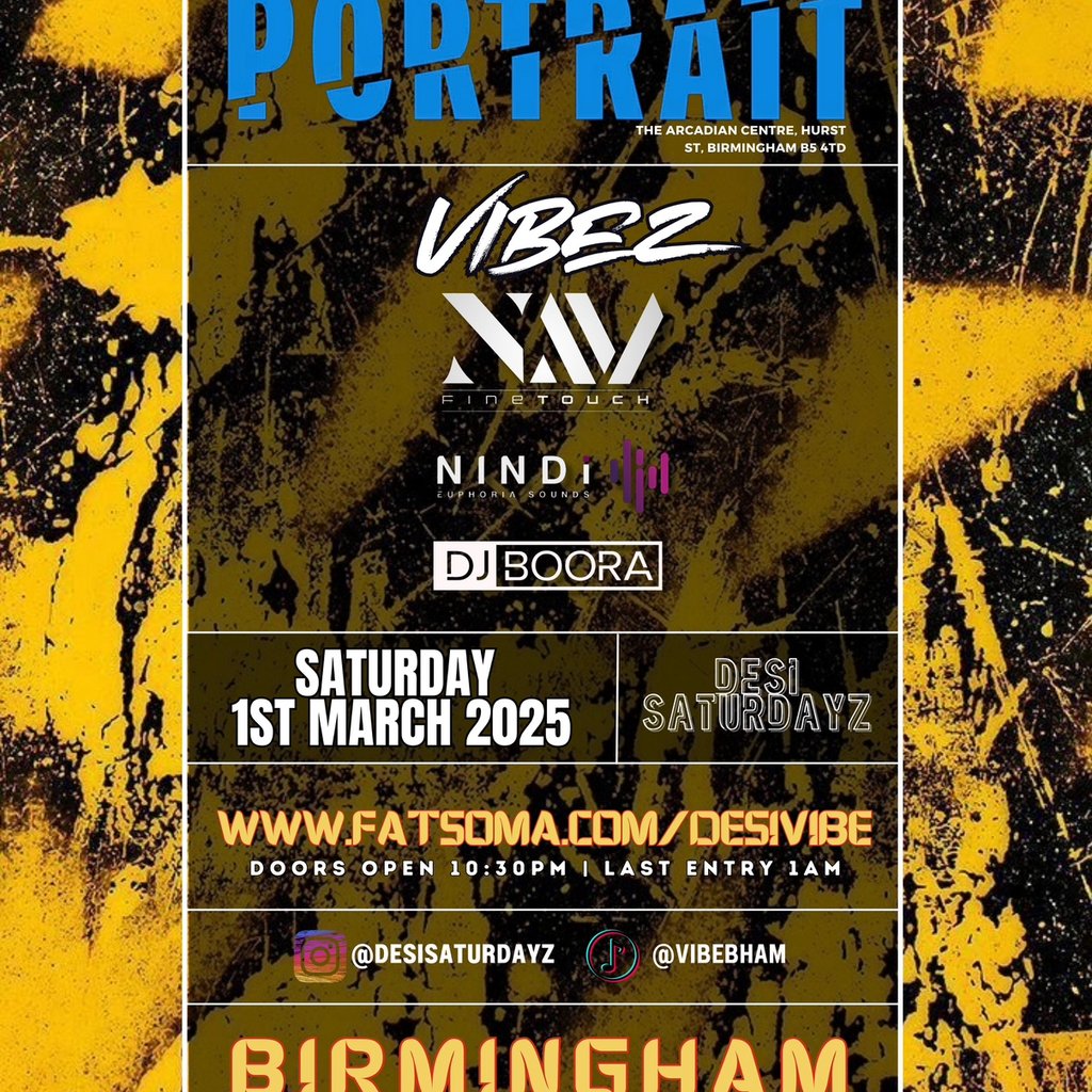 Desi Saturdays Portrait Birmingham Birmingham