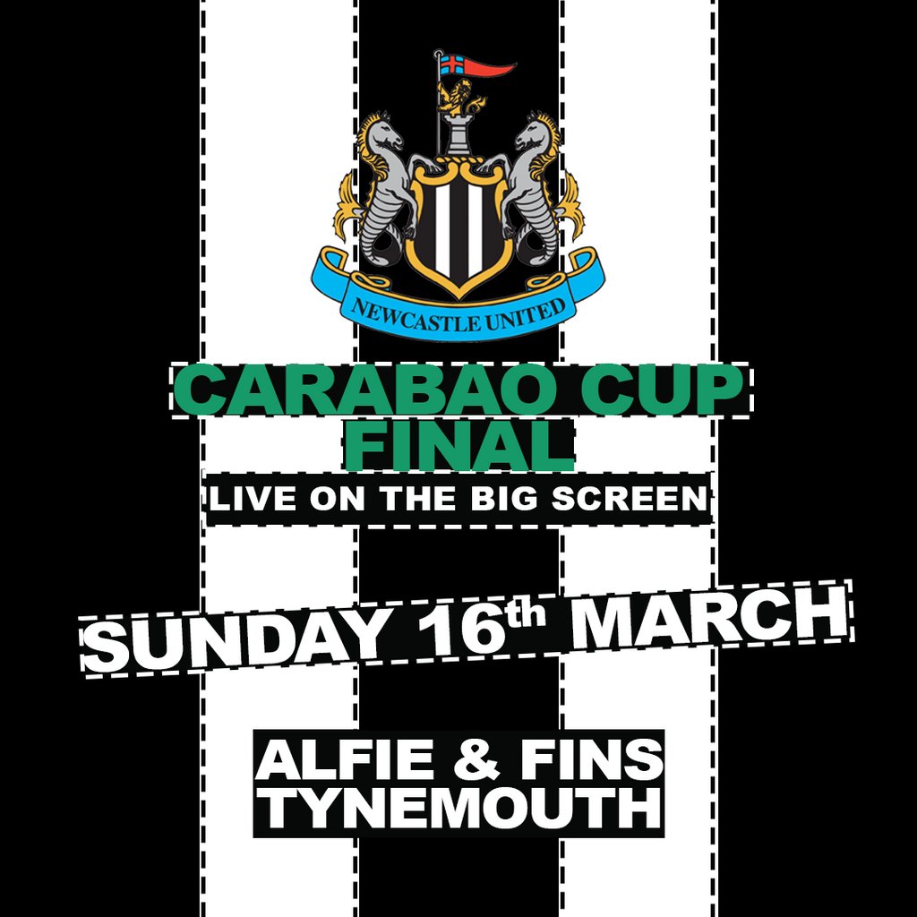 Newcastle vs Liverpool: Carabao Cup Final Alfie And Fins Tynemouth