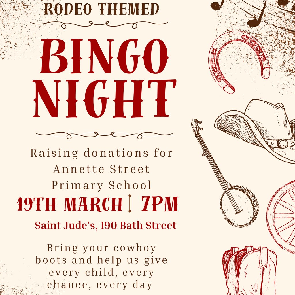 Rodeo Themed Bingo Night Saint Judes Glasgow