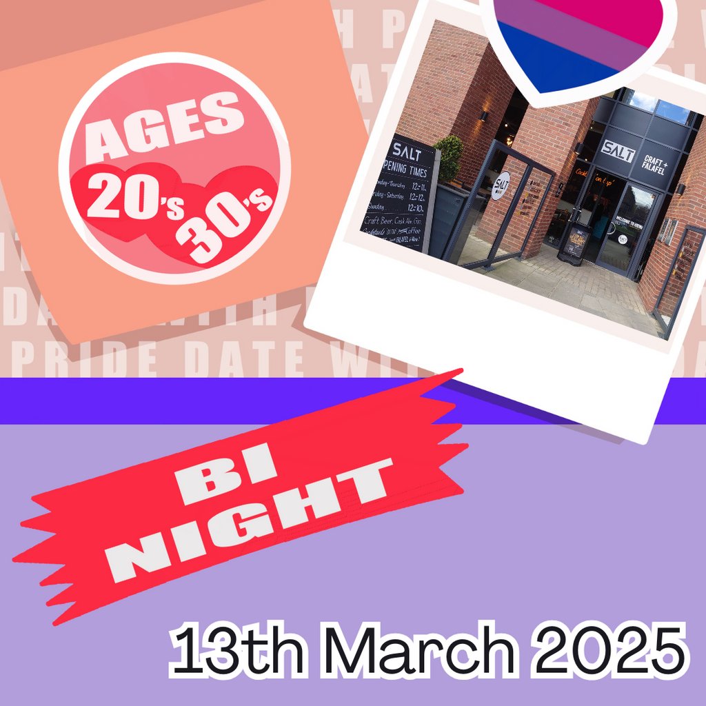 Bi Night - LGBTQ+ Speed Dating Leeds - 13th March SALT Granary Wharf Leeds