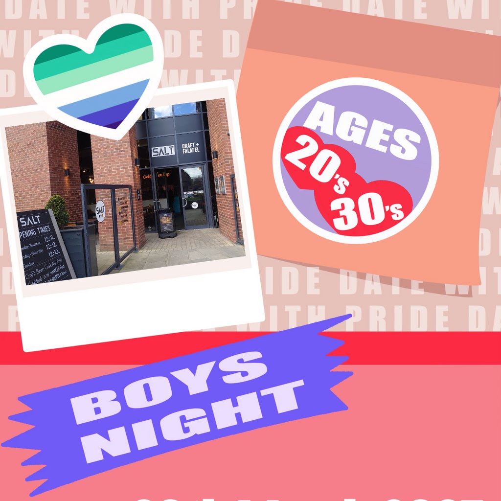 Boys Night - LGBTQ+ Speed Dating Leeds - 20th March SALT Granary Wharf Leeds