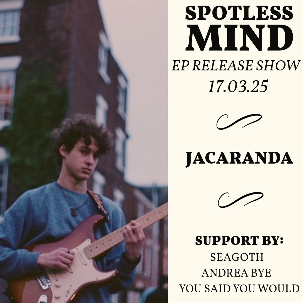 SpotlessMind EP Release Show The Jacaranda Club Liverpool