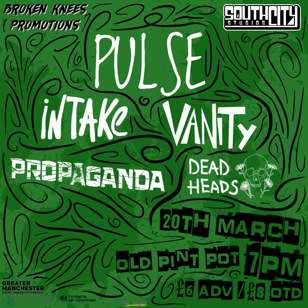 PULSE with special guests The Old Pint Pot Salford / Manchester