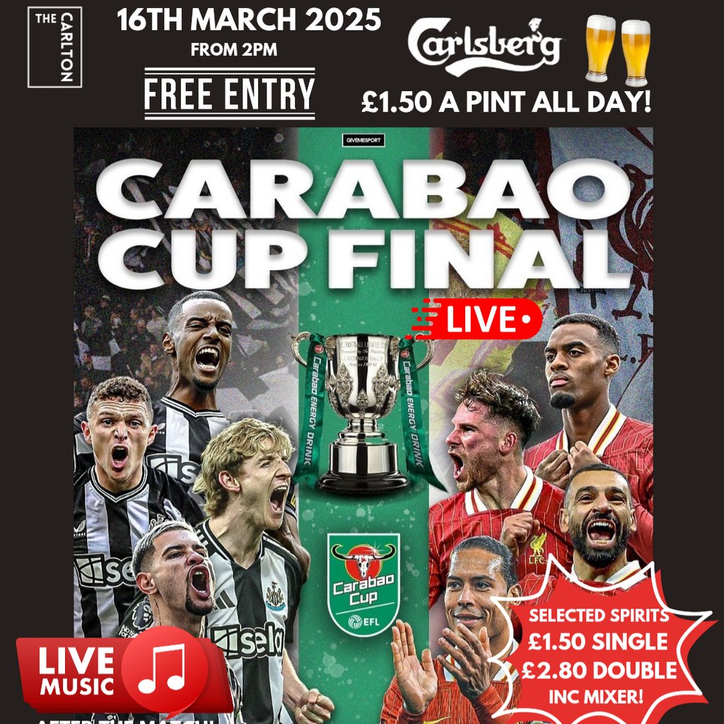 Carabo Cup Final The Carlton Venue Liverpool