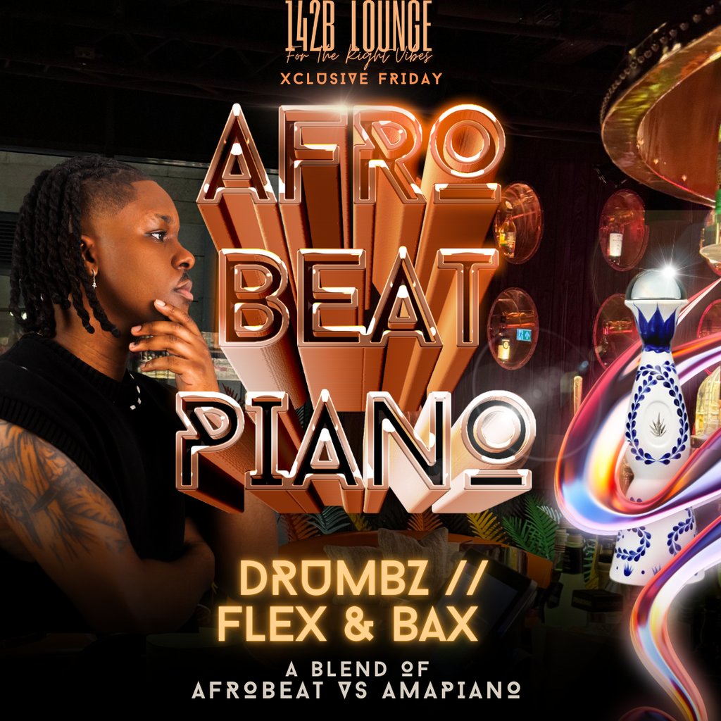 AfroBeat Piano! DRUMBZ! 142B Lounge Glasgow Glasgow