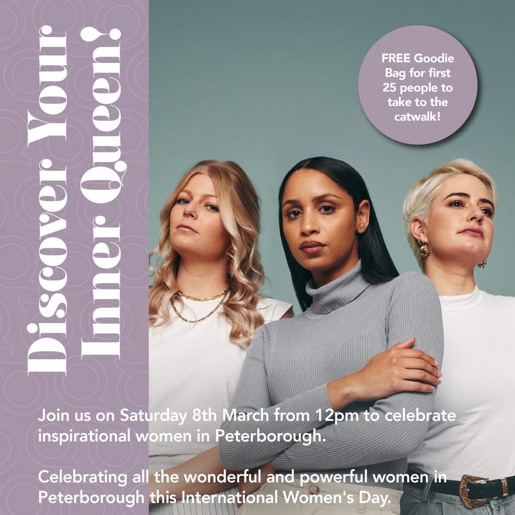 Queensgate Shopping Centre Celebrates International Womens Day Queensgate Shopping Centre Peterborough