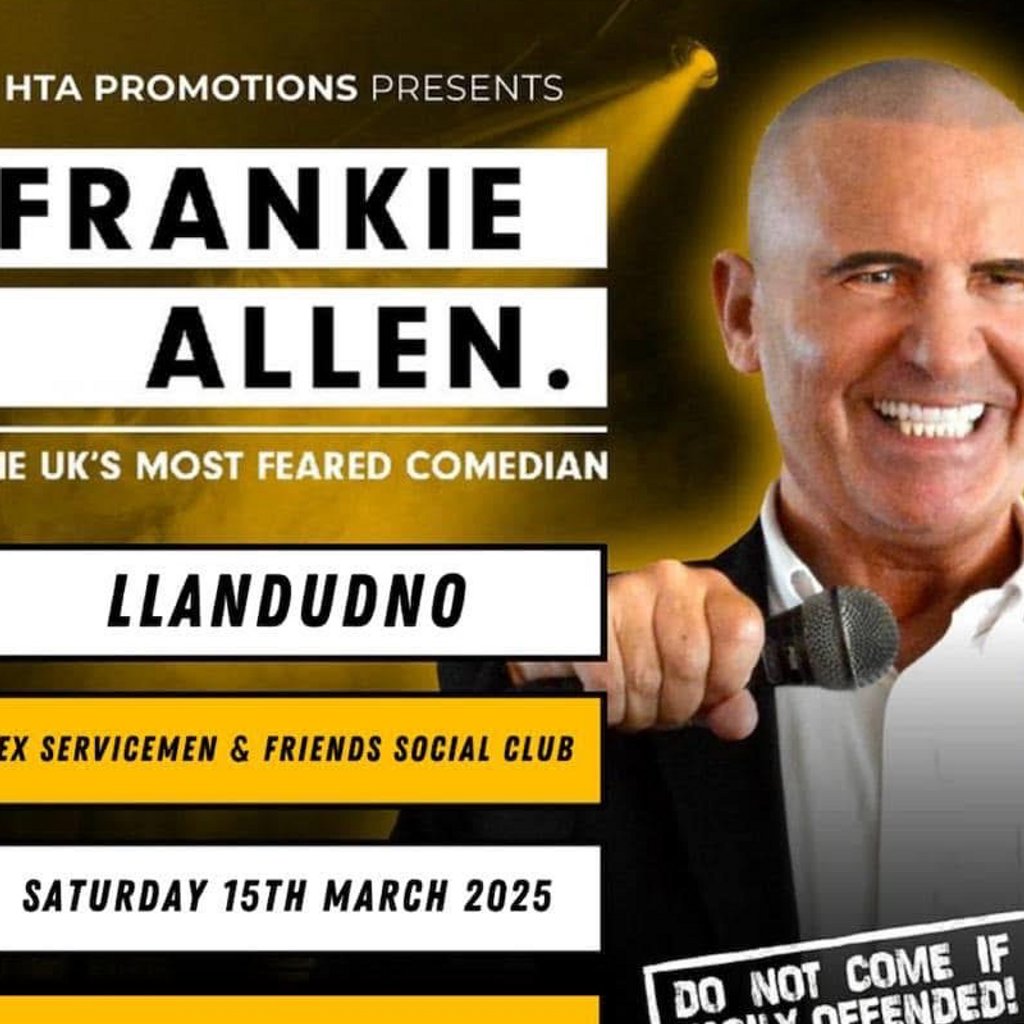 Frankie Allen Live Llandudno Ex Servicemens Club Llandudno