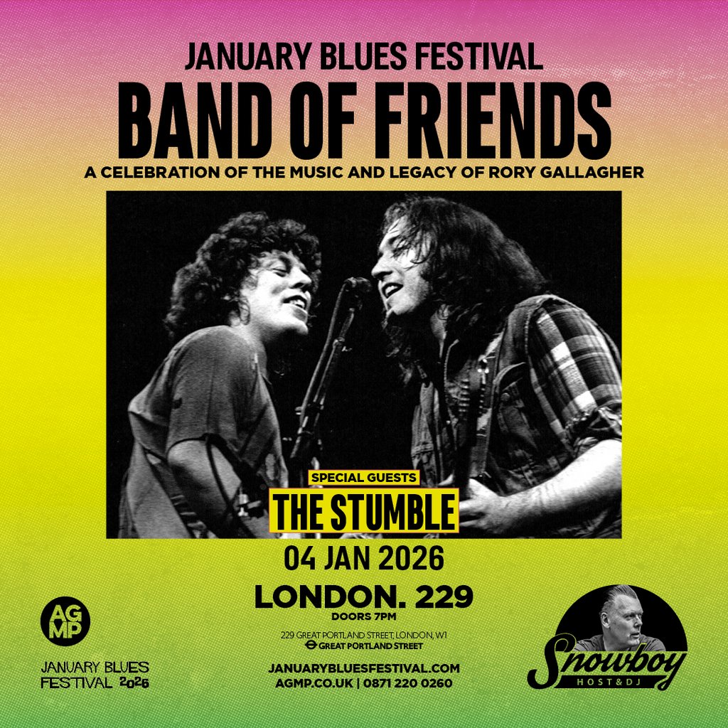 January Blues Fest: BAND OF FRIENDS + THE STUMBLE 229   London London