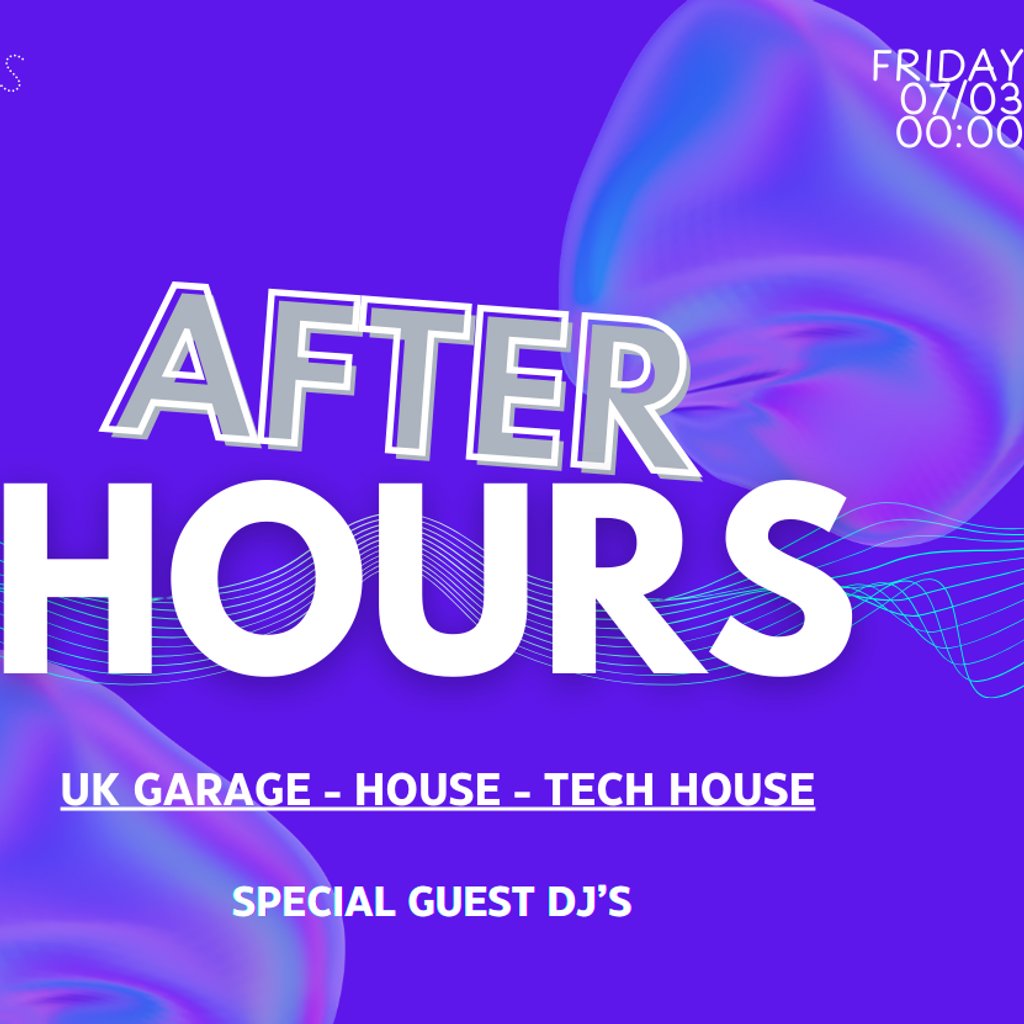 After Hours SECRET WAREHOUSE M4 7HR MANCHESTER