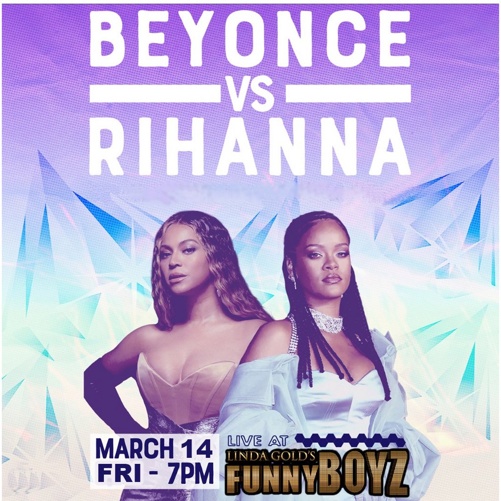RIHANNA vs BEYONCÉ Tribute Night @ FunnyBoyz Liverpool FunnyBoyz Liverpool Liverpool