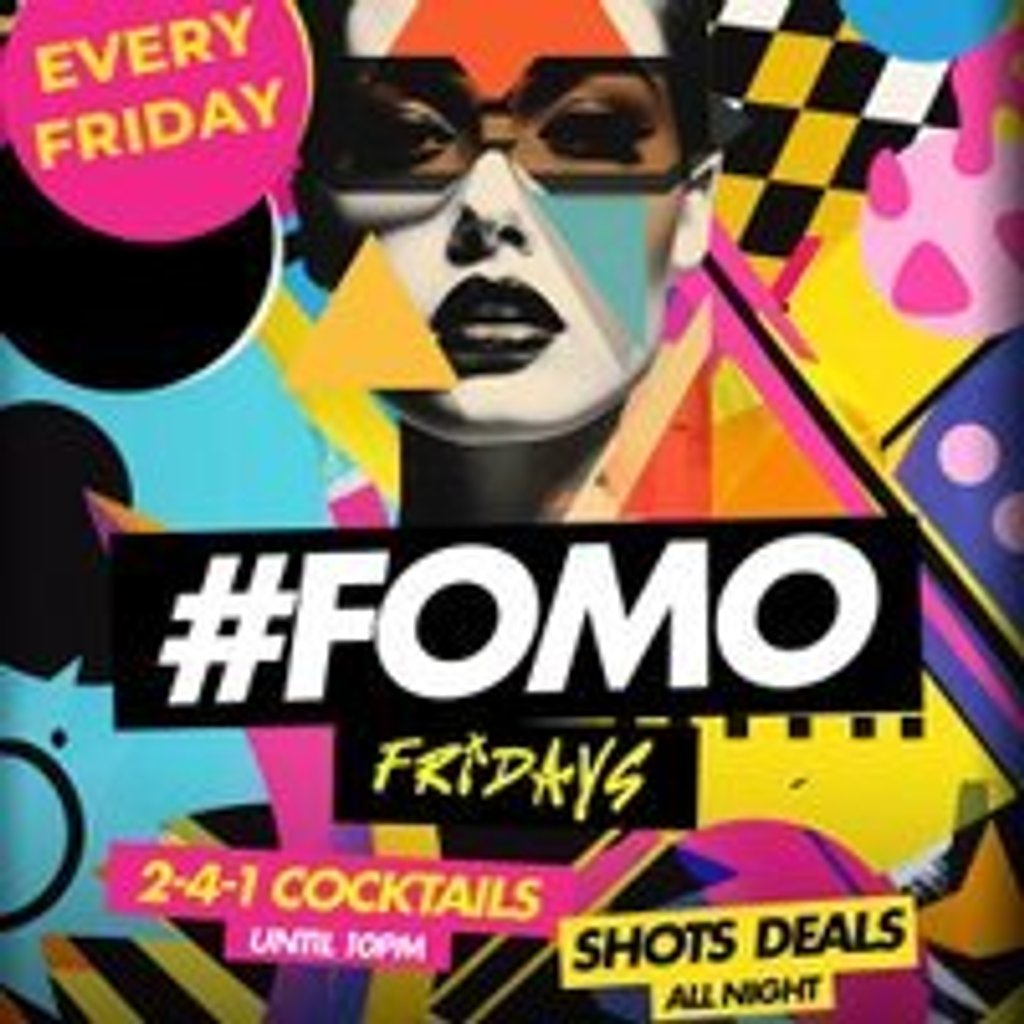 FOMO FRIDAYS @ POPWORLD WATLING STREET - Friday 21st March Popworld Watling Street London