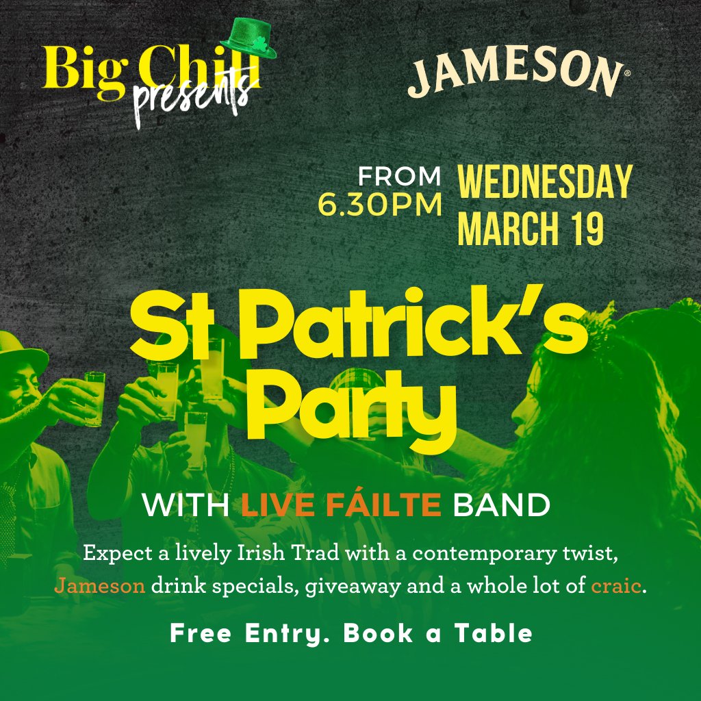 BIG CHILL St Patrick's Day Big Chill Kings Cross London