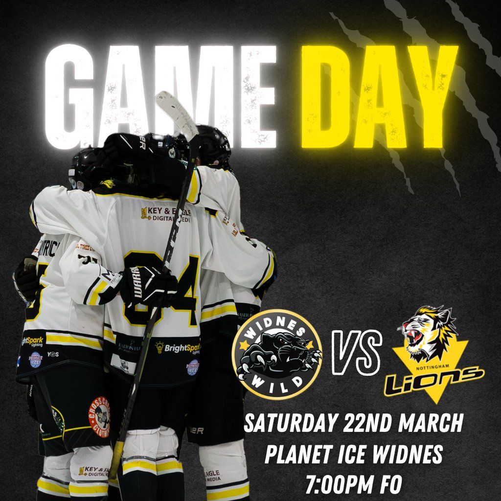 Widnes Wild vs Nottingham Lions Ice Hockey Game - Sat 22nd March Planet Ice Widnes Widnes