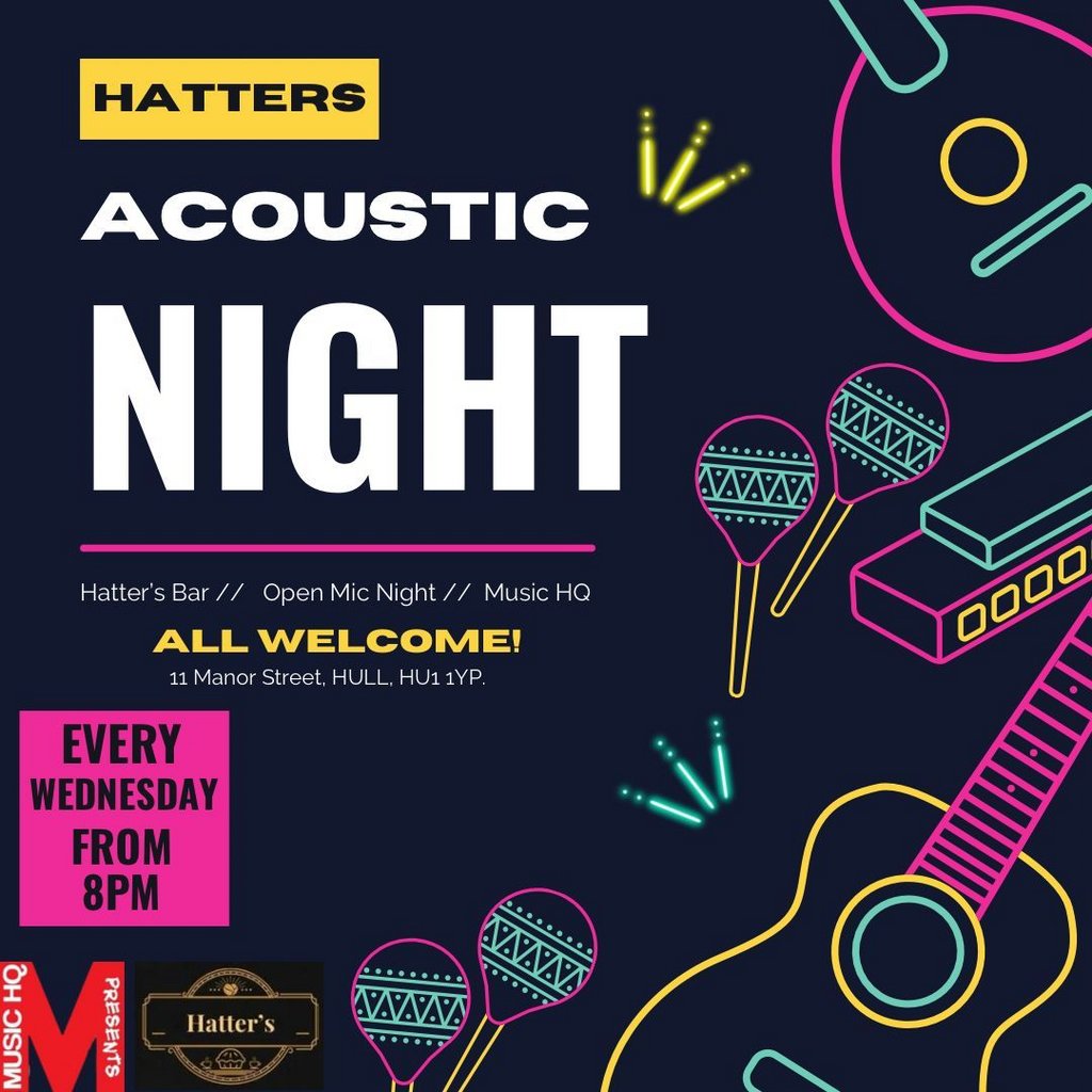 Acoustic Wonderland Open Mic at The Mad Hatter Cafe Bar The Mad Hatter Cafe Bar Hull