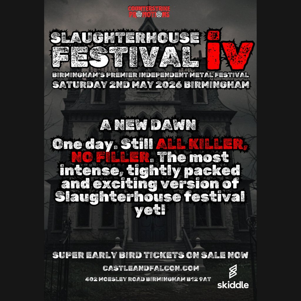 Slaughterhouse Festival 2026 The Castle And Falcon Birmingham