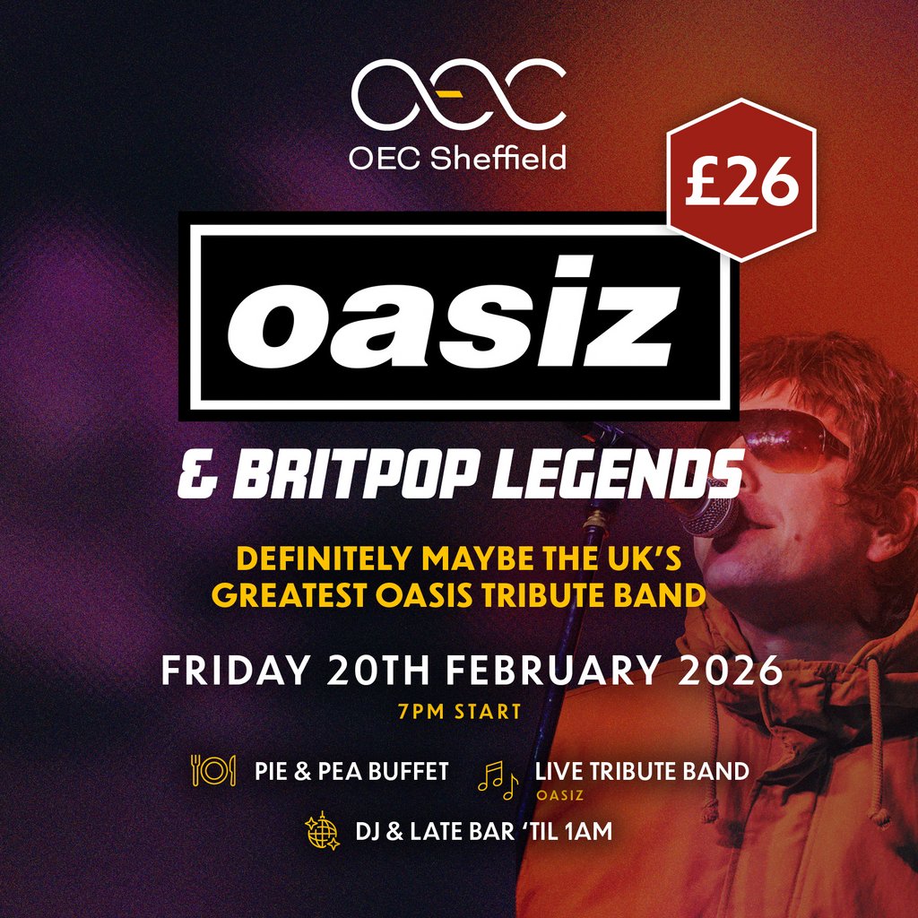 Oasiz & Britpop legends The OEC Sheffield