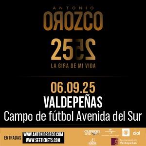 Antonio Orozco En Valdepeñas Campo de Fútbol Avenida del Sur POP