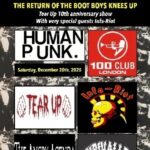 Boot Boys Christmas Knees-Up 2025 100 Club ROCK