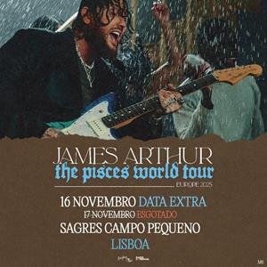 JAMES ARTHUR Sagres Campo Pequeno POP