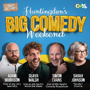 Huntingdon XL Comedy Club Featuring Seann Walsh Hinchingbrooke Performing Arts Centre COMEDY