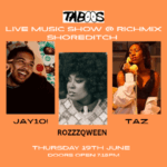 iLoveTaboos Live Music Show Rich Mix DANCE AND CLUBS