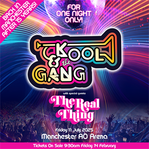 Kool and The Gang AO Arena DANCE AND CLUBS
