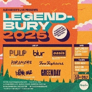 LegendBury Tribute Festival 2025 Alexander's Live POP