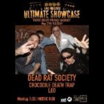 London Music Ultimate Showcase: Dead Rat Society Paper Dress Vintage ROCK