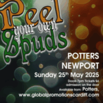 PEEL YOUR OWN SPUDS POTTERS PUB NEWPORT ROCK