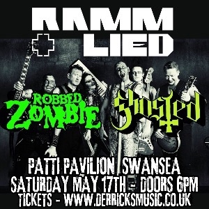 RAMMLIED & ROBBED ZOMBIE & GHOSTED Patti Pavilion ROCK