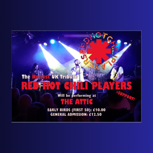 Red Hot Chili Players in Southampton The Attic ROCK