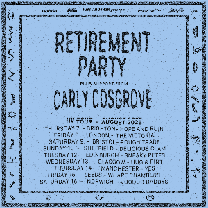 Retirement Party / Carly Cosgrove Wharf Chambers ROCK