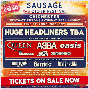Sausage and Cider Festival - Chichester Westgate Fields SPECIAL EVENTS