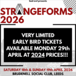 StrangeForms 2026 Brudenell Social Club ROCK