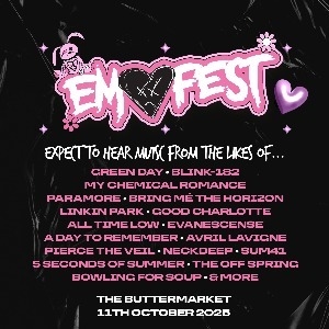 The Emo Fest - BACK IN SHREWSBURY! The Buttermarket ROCK