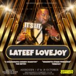 Lateef Lovejoy Lateef Lovejoy Breakneck Comedy Aberdeen