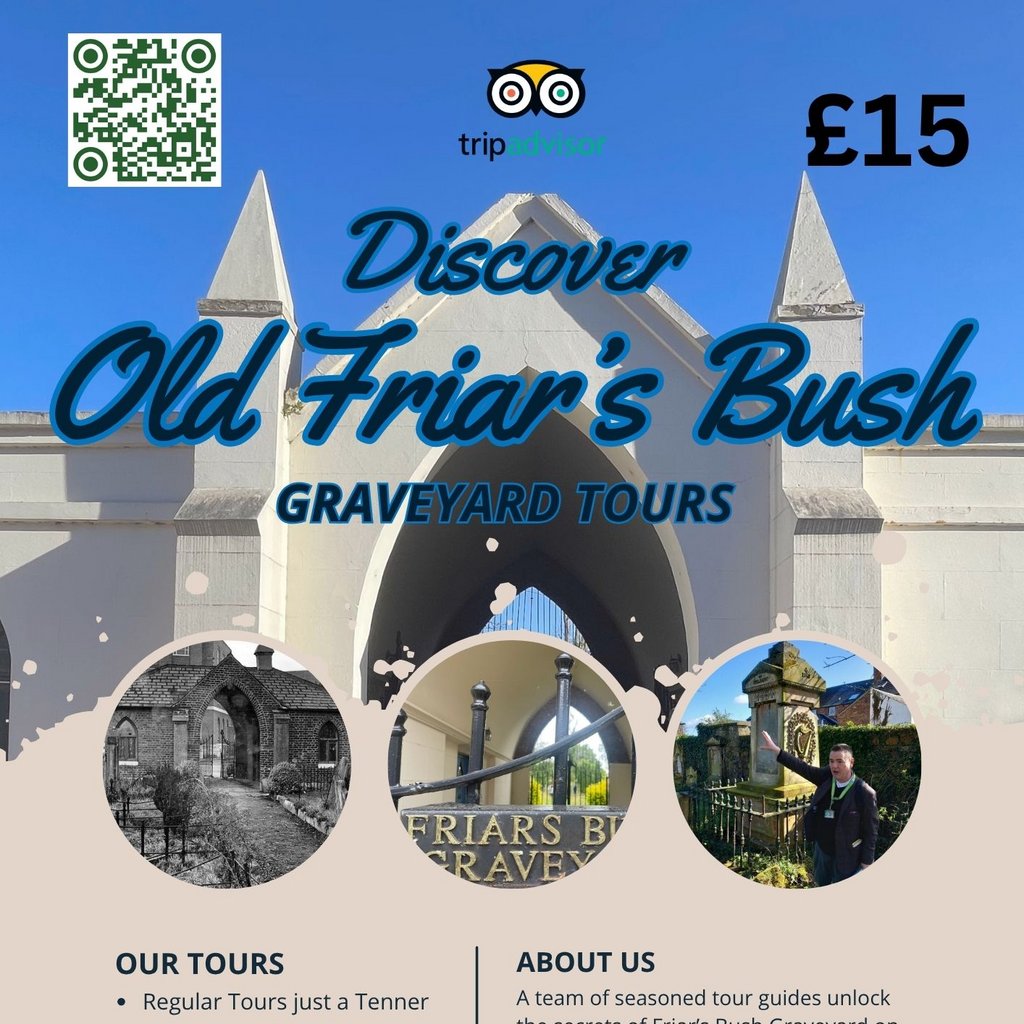Friars Bush Graveyard Winter 25/26 Saturdays 11am Cemetery Tour