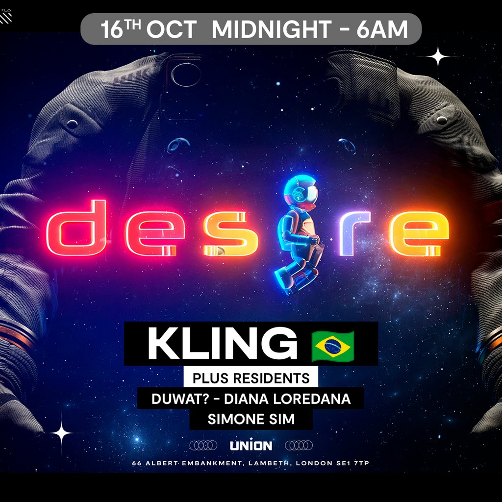 DESIRE – Weekly Thursday After Party – KLING