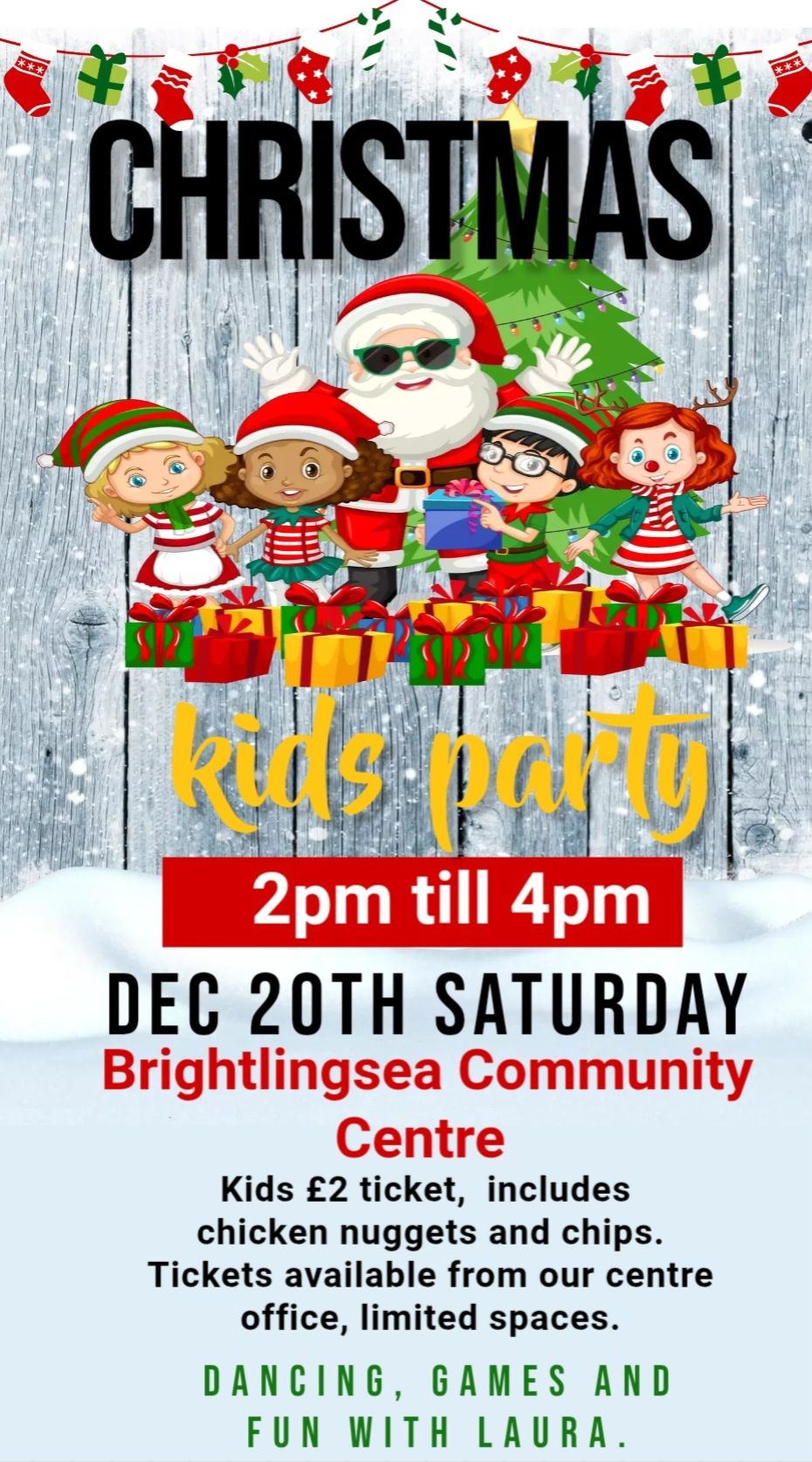 CHRISTMAS kids party