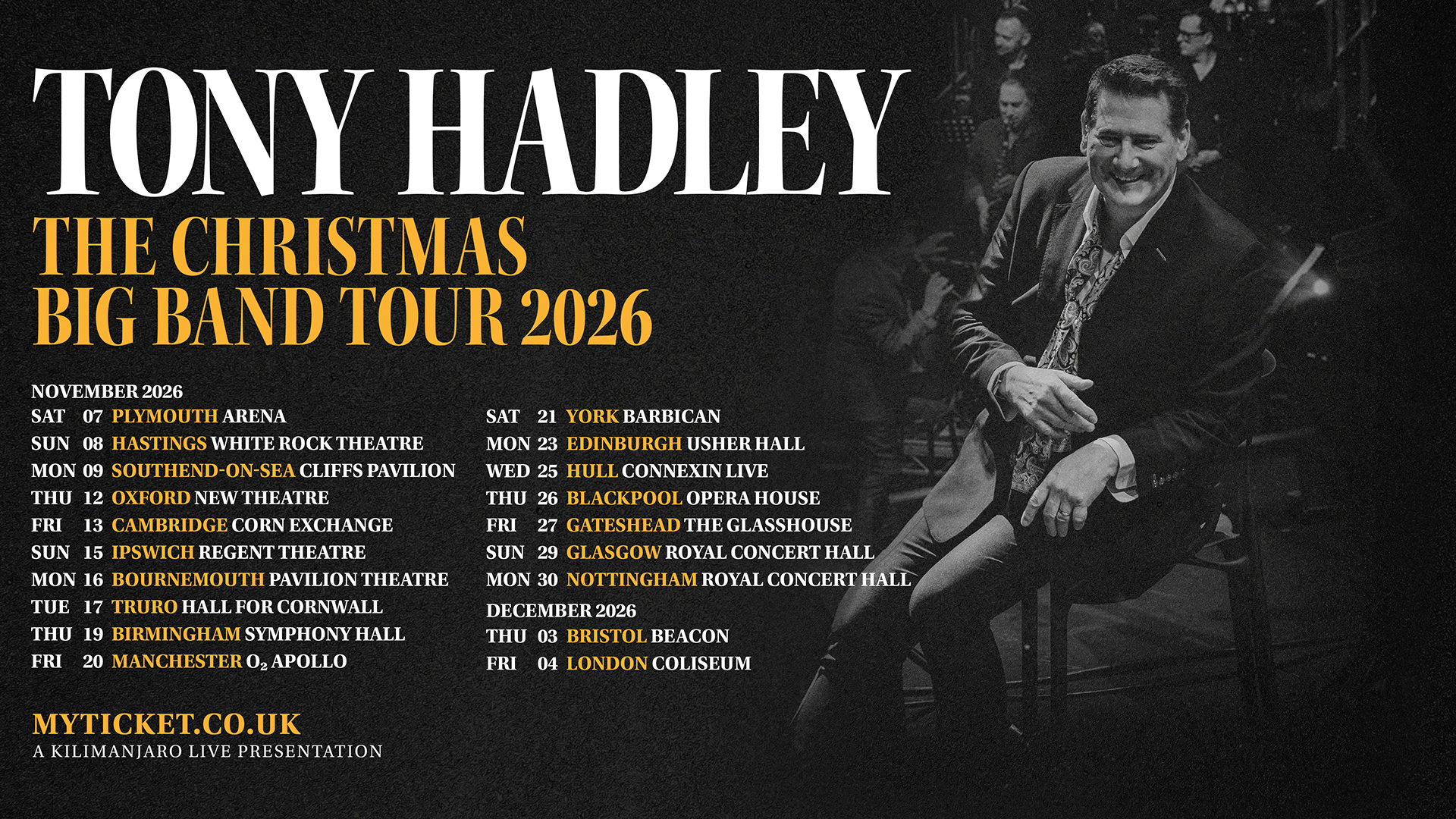 Tony Hadley – The Christmas Big Band Tour