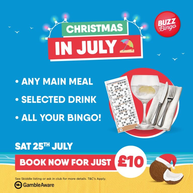 Xmas In July Night Out 25/07 – Buzz Bingo Ipswich