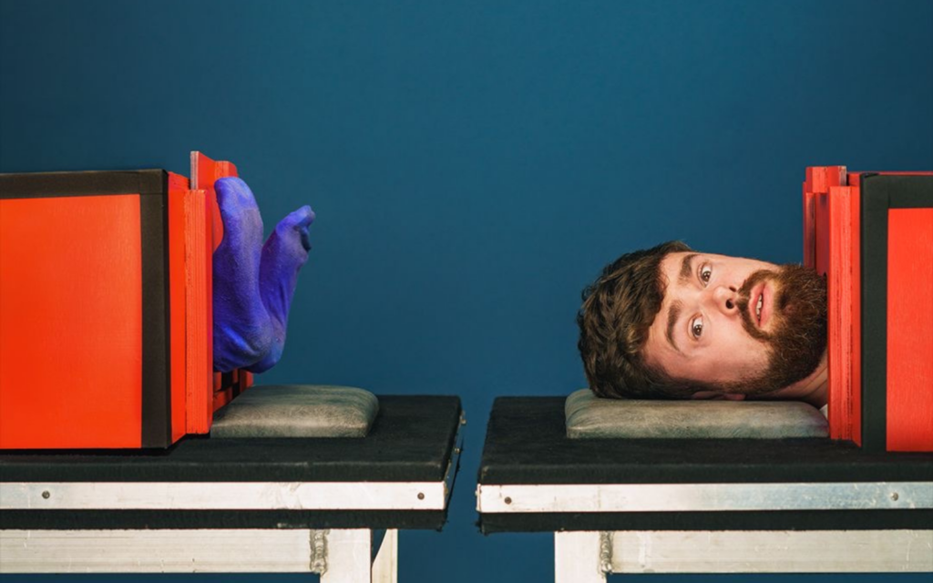 Tom Brace Saws Himself in Half